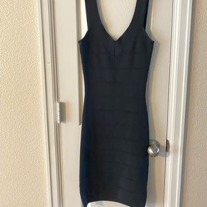 Marciano black bandage dress